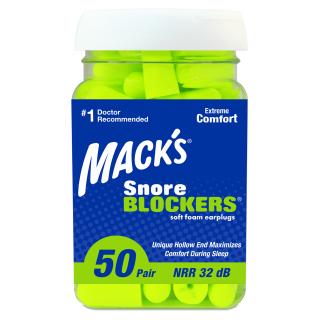 Macks Snore Blockers špunty do uší - 50 párů  Macks Snore Blockers 50 párů