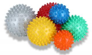 Masážní míček - ježek s regulaci tvrdosti  Masážní míček ARmed Barva: Zelená
