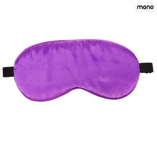 Maska na spaní saténová - fialová  Maska MONO saténová fialová