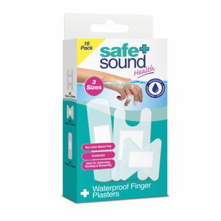 Náplasti na prsty voděodolné 16ks  Safe+Sound finger plasters 16ks