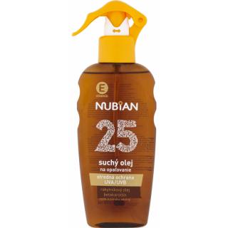 Nubian suchý olej na opalování OF25  Nubian 25 - 200ml