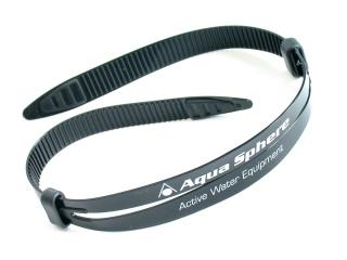Aqua Sphere silikonový pásek Seal k brýlím černý 16mm