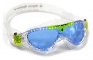 Aqua Sphere Vista Junior modrý zorník transparent/lime