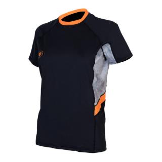 Aqualung dámské tričko RASHGUARD LOOSE FIT, černá/šedá Velikost: Small