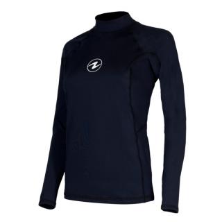 Aqualung dámské tričko RASHGUARD SLIM FIT, černá Velikost: Small