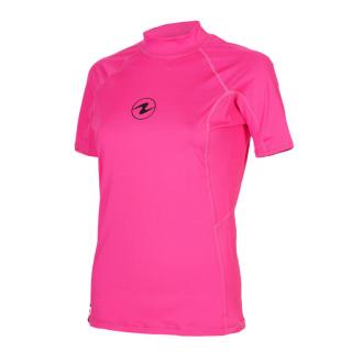 Aqualung dámské tričko RASHGUARD SLIM FIT, růžová Velikost: XL