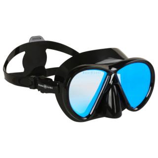 Aqualung maska HORIZON DS modrý zrcadlový zorník, černý silikon