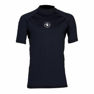 Aqualung pánské tričko RASHGUARD SLIM FIT, černé Velikost: XL