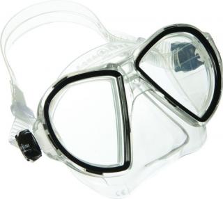 Aqualung Sport potápěčské brýle DUETTO LX arktická bílá/černá, transparent silikon