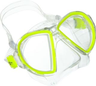 Aqualung Sport potápěčské brýle DUETTO LX žlutá, transparent silikon