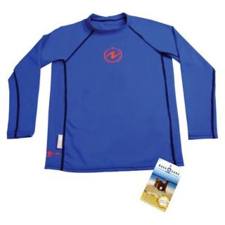 Aqualung Sport tričko RASH GUARD KIDS LS BLUE Velikost: 14 roků / 170-176 cm