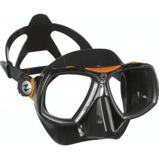 Aqualung Technisub potápěčské brýle LOOK2 černá/oranžová, černý silikon