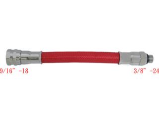 JTLine hadice LP k automatice, flexibilní, červená, opletená, 91cm / 36