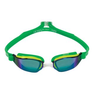 Michael Phelps plavecké brýle XCEED GREEN TITANIUM zelený titanově zrcadlový zorník - žlutá/zelená