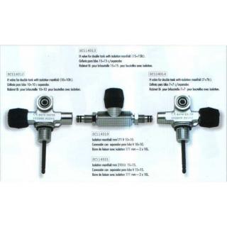 Omer ventil kompletní manifold  H valve double tank 15+15 SC 114013