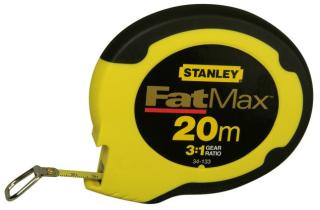 Pásmo uzavřené s ocelovou páskou 20m FatMax STANLEY 0-34-133