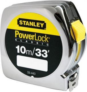 Svinovací metr 10m PowerLock m/inch STANLEY 0-33-443