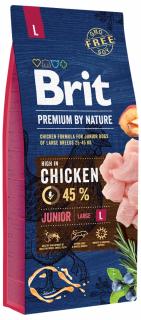 Brit premium by Nature Dog Junior L 15kg