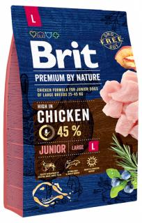 Brit premium by Nature Dog Junior L 3kg