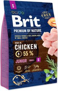 Brit premium by Nature Dog Junior S 3kg