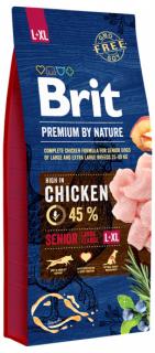 Brit premium by Nature Dog Senior L+XL 15kg