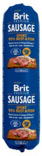 Brit salám sausage Beef & Fish-Sport formula 800g