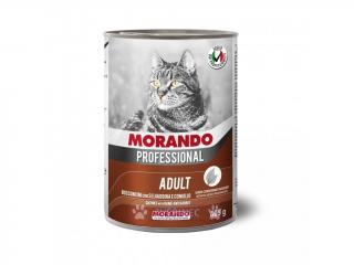 Morando Professional kočka, masové kousky se zvěřinou a králíkem 405 g