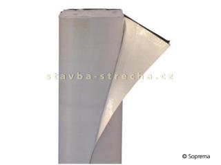 Asfaltový pás parotěsný samolepicí na trapézový plech, elastomerický, vyztužený hliníkovou fólií, tl. 0,25 mm,  -25°C, Sd > 1500 m, 1,08 x 50 m,…