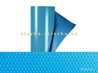Bazénová PVC fólie, jednobarevná, protiskluzová, SOPREMAPOOL ONE GRIP Azzurro Zaffiro 1,65 x 10 m