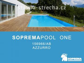 Bazénová PVC fólie, jednobarevná, SOPREMAPOOL ONE Azzurro 1,65 x 25 m