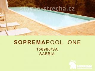 Bazénová PVC fólie, jednobarevná, SOPREMAPOOL ONE Sabbia 1,65 x 25 m