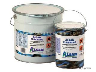 Hydroizolační stěrka polyuretan-bitumenová jednosložková ALSAN FLASHING plechovka 15 kg