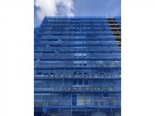 SCAFF NET STANDARD, lehká ochranná a stínící síť 2,57 x 100 , barva modrá
