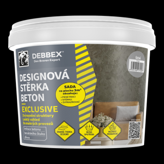 Designová stěrka BETON EXCLUSIVE 5 kg kbelík slonová kost