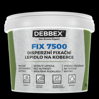 Disperzní fixační lepidlo na koberce FIX 7500 5 kg kbelík bílá