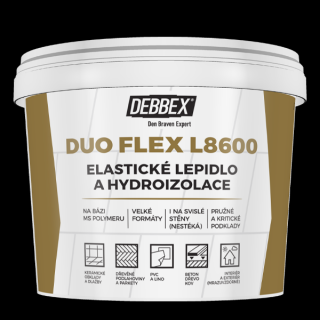 Elastické lepidlo a hydroizolace DUO FLEX L8600 15 kg kbelík béžová