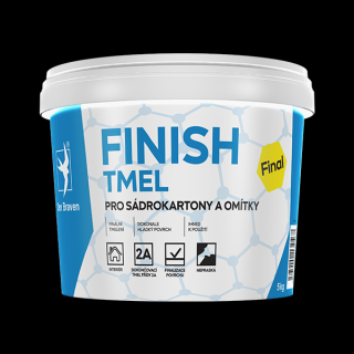 Finish tmel na sádrokartony 5 kg kbelík bílá