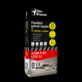 Flexibilní gelové lepidlo na obklady a dlažbu ULTRA FLEX C2TE S1 25 kg pytel