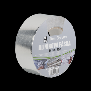 Hliníková páska 100 mm, délka 50 m stříbrná