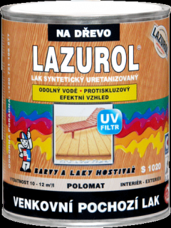 Lak pochozí lazurol synt.S1020 0,75l