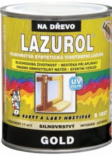 Lazurol Gold S1037 T22 palisandr 0,75l (Silnovrstvá syntetická tixotropní lazura)