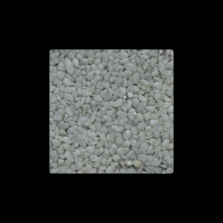 Mramorové kamínky bílé 3 - 6 mm 25 kg pytel