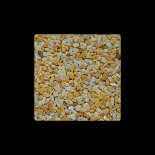 Mramorové kamínky žluté 3 - 6 mm 25 kg pytel