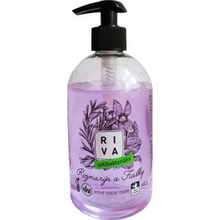 Mýdlo tekuté Riva antibakteriální 500g. (rozmarýn a fialky)