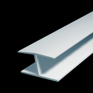 Spojovací profil H 12,5 mm × 2,5 m bílá