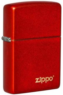 Benzínový zapalovač ZIPPO Metallic Red Zippo Logo