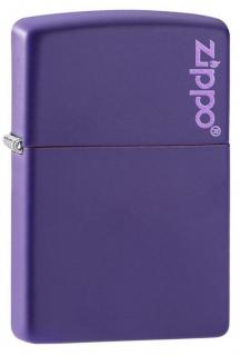Benzínový zapalovač Zippo Purple Matte Zippo Logo