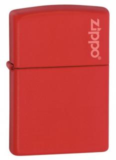 Benzínový zapalovač Zippo Red Matte w/Zippo Logo 26096