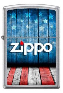Benzínový zapalovač ZIPPO USA Stage Zippo Logo