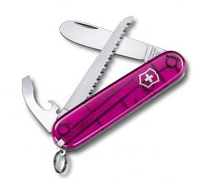 Kapesní nůž My First Victorinox růžová transparentní